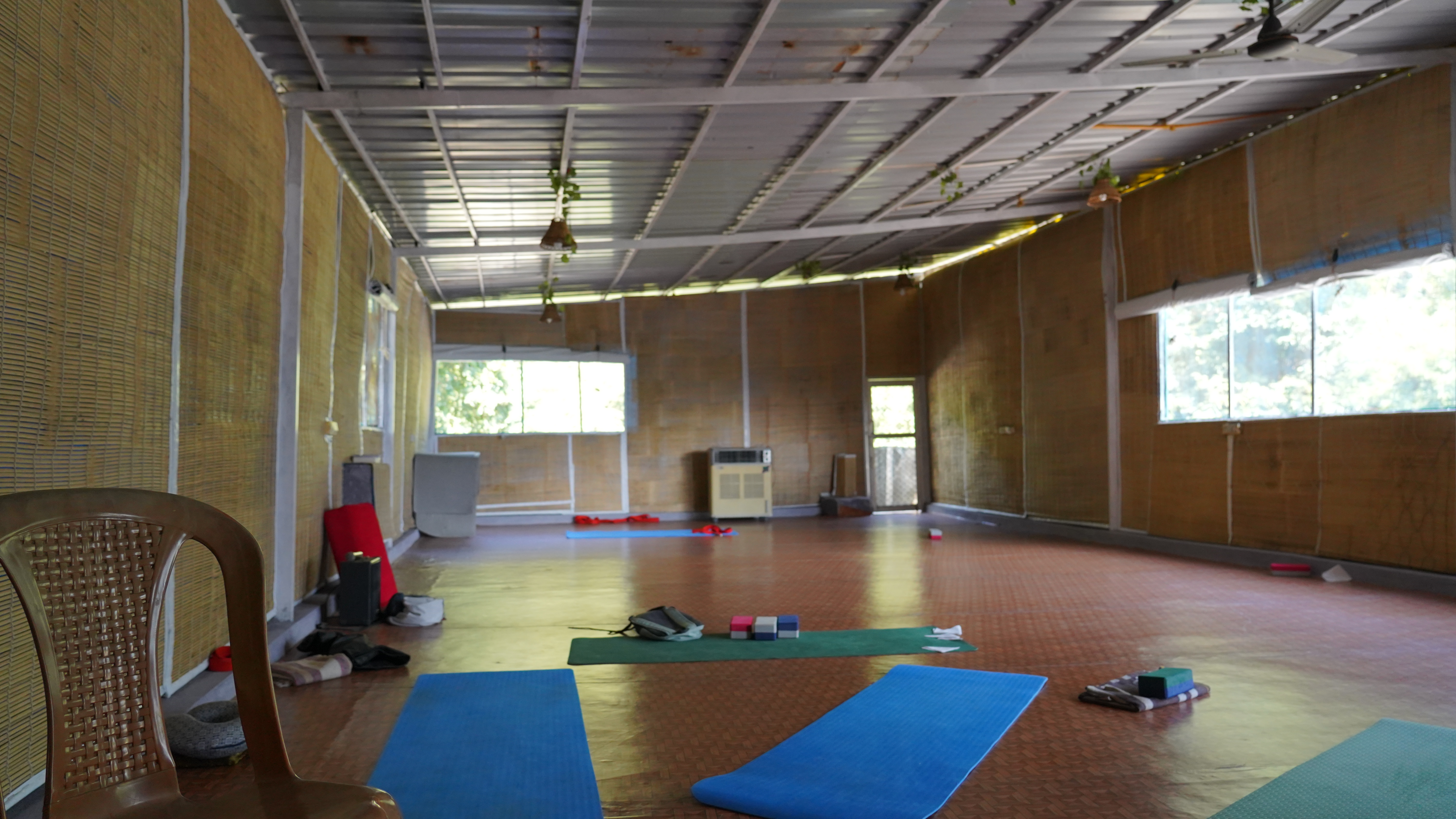 Yoga shala interior
