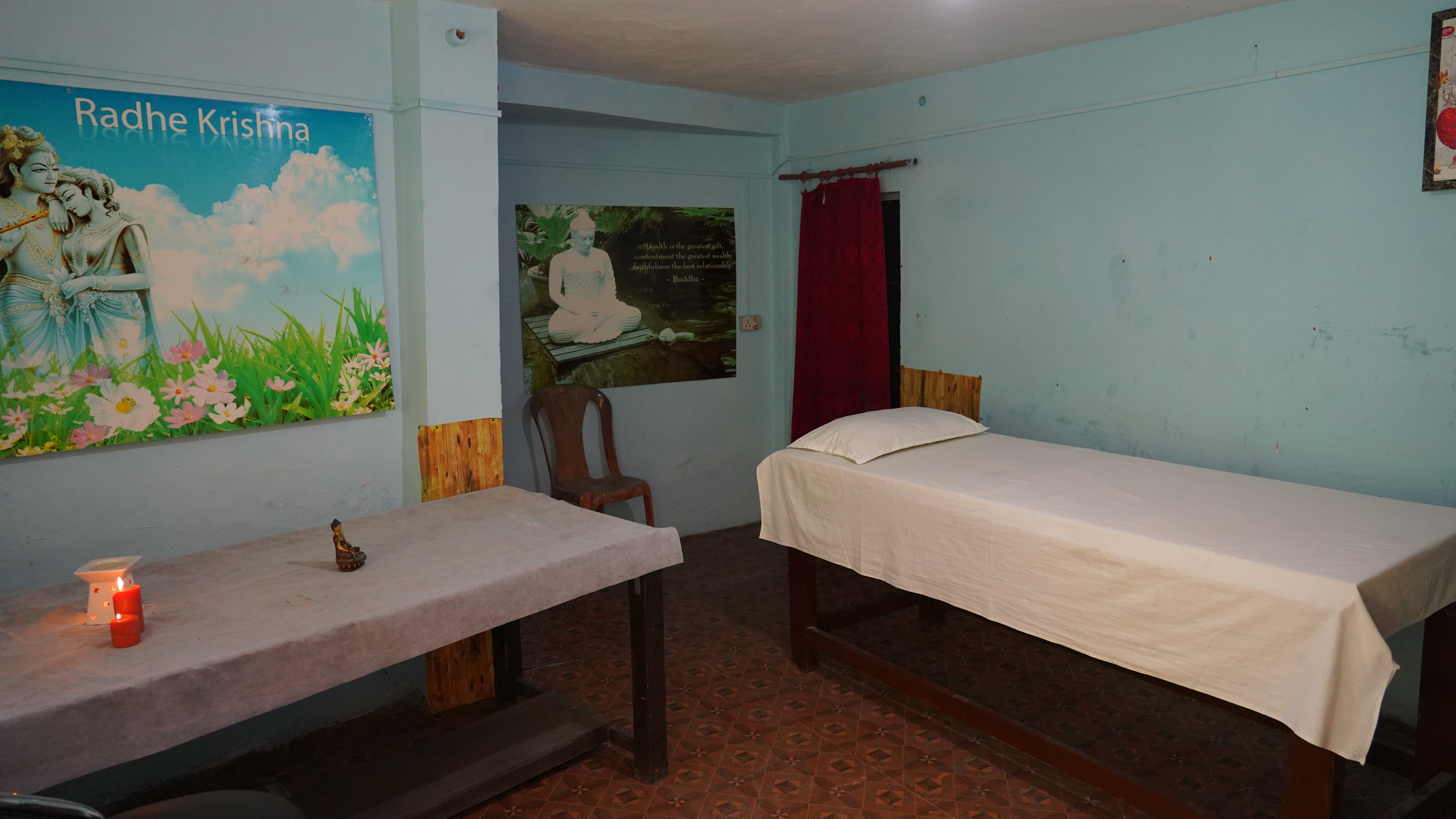 Yoga Nidra and deep rest at Rishikesh Sadan